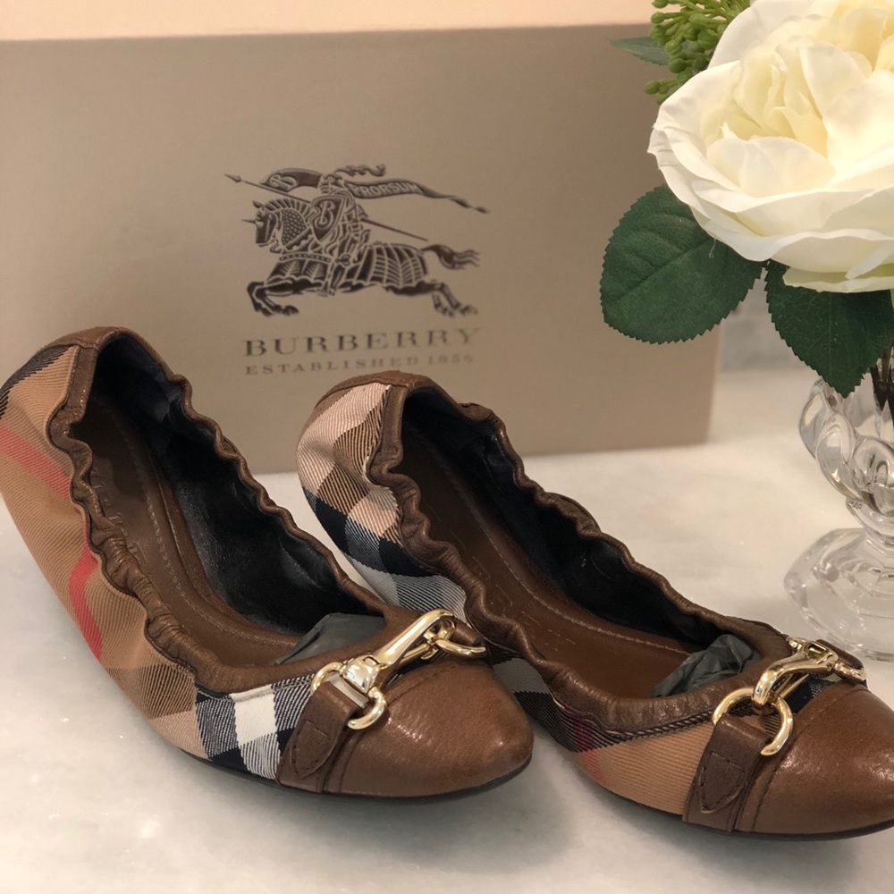 Burberry Heritage Housecheck Ballet Flat